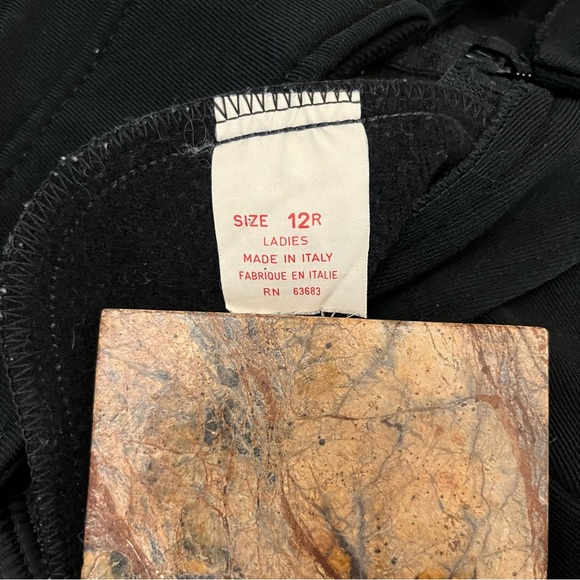 Snowy Mountain Vintage Black Ski Pants Made In Italy - Picture 12 of 12
